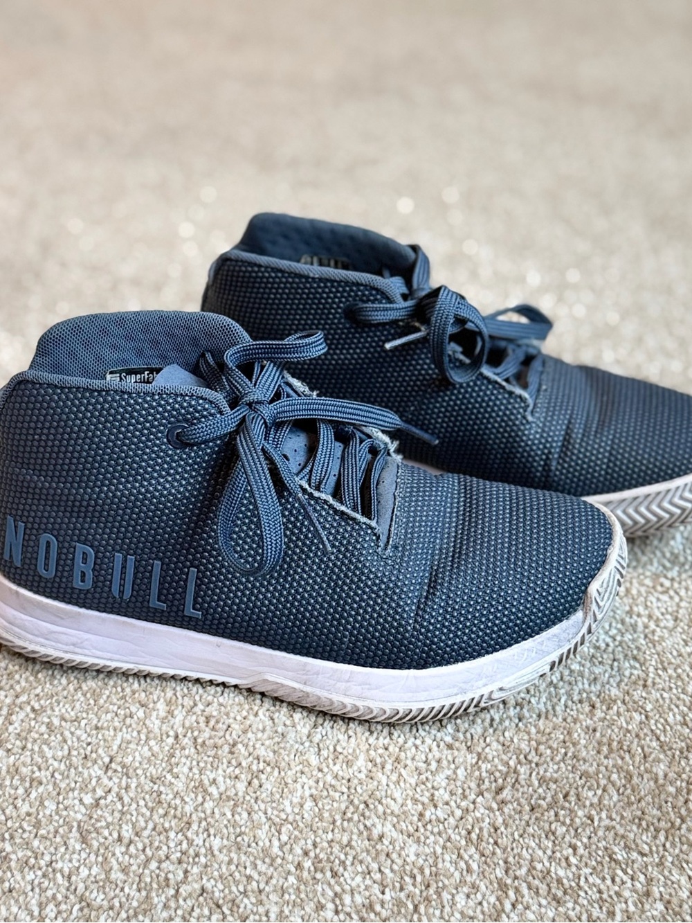 NOBULL SuperFabric Mid Trainer Men’s 6 Women’s 7.5 Cross Training Shoes